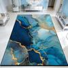 Large Area Rugs for Living Room Marble Style Decoration Home Sofa Luxury Washable Rug Bedroom Cloakroom Golden Pattern Plush Mat