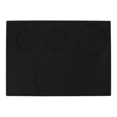 Coffee Tamping Mat Silicone Anti Slip Multiple Slots Coffee Tamper Pad for Home Kitchen Bar Coffee