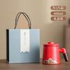 Portable Coarse Pottery Qingshan Flying Bird Office Cup Tea Separation Retro Mug Simple Gift Box Premium Business Gifts