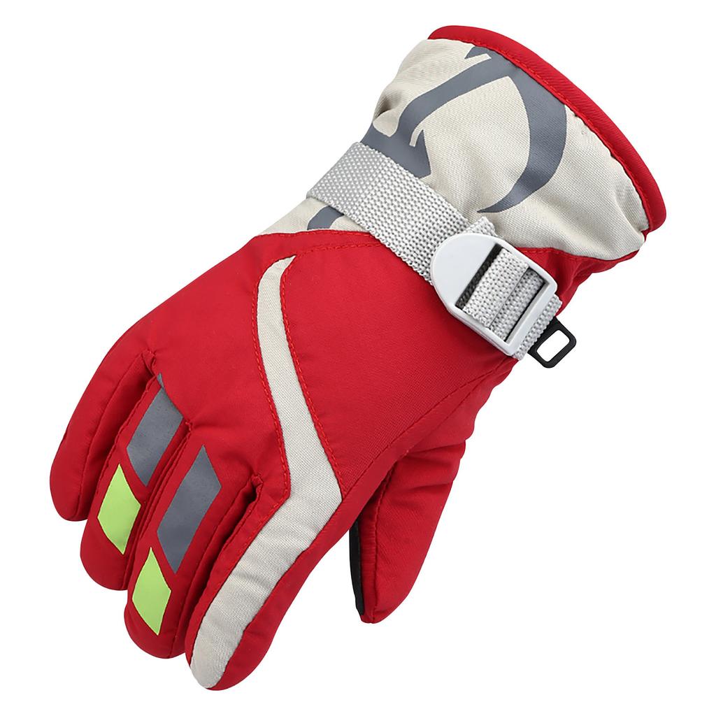 Winterhandschuhe für Kinder, Jungen, Mädchen, Schnee, winddichte Fäustlinge, Outdoor-Sport, Skifahren