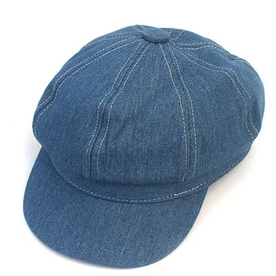 Universal Chemistry Stitch Denim Newsboy Cap