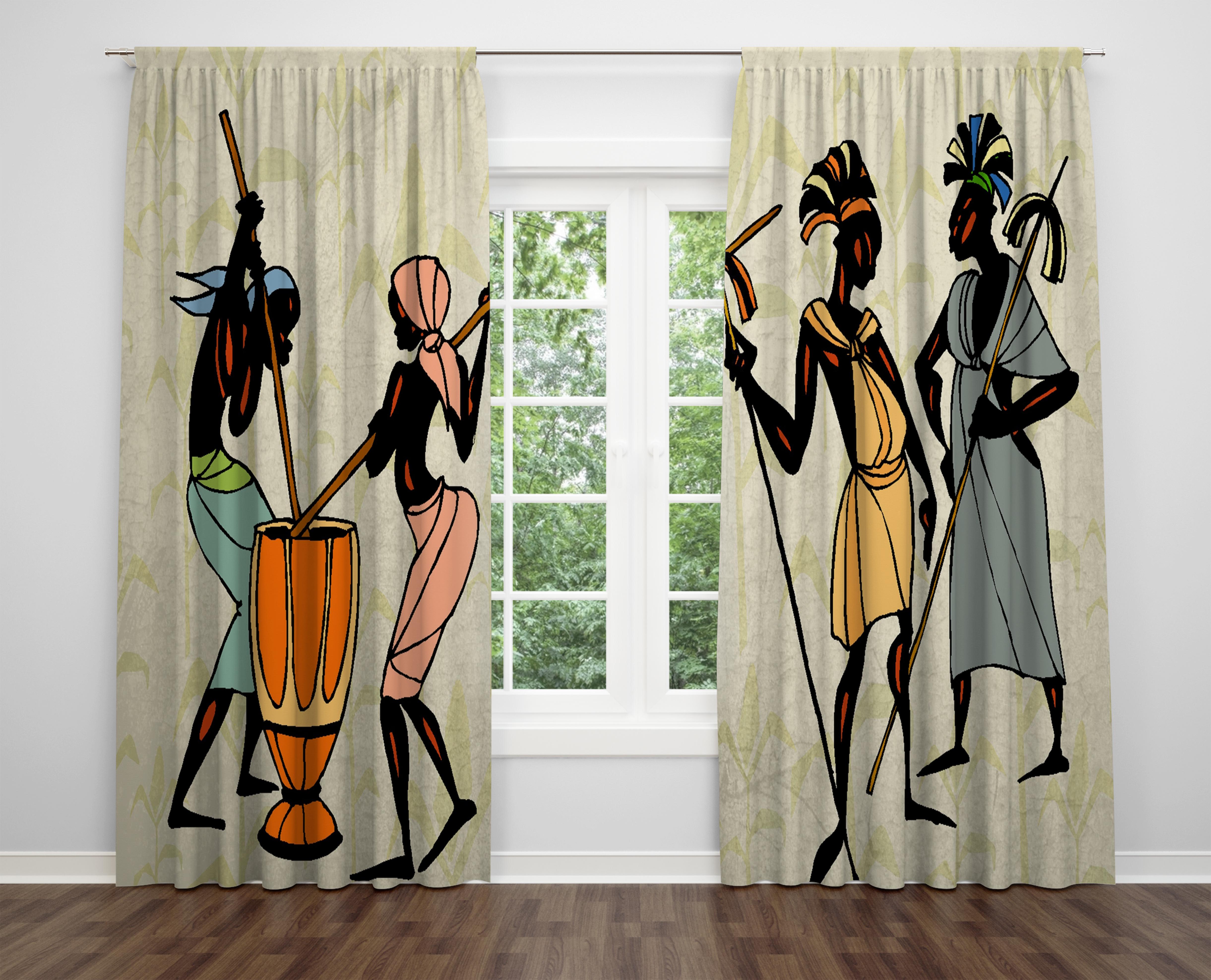 

Декоративний дизайн, високоякісна бавовняна тканина, ви можете вибрати одну або подвійну фіранку з крила 1 piece різнокольоровий