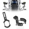 Motorcycle Spotlight Mount Brackets, Motorbike Tube Clamp Turn Signal Mounting Clamp Fog Light Holder 0.79'' To 1.5''