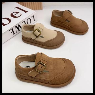 Kinderschuh Retro Freizeitschuhe Trendy Junge Lederschuhe Lieblich Mattiert Schulmädchen Partykleider Schuhe Chaussure Enfant Fille
