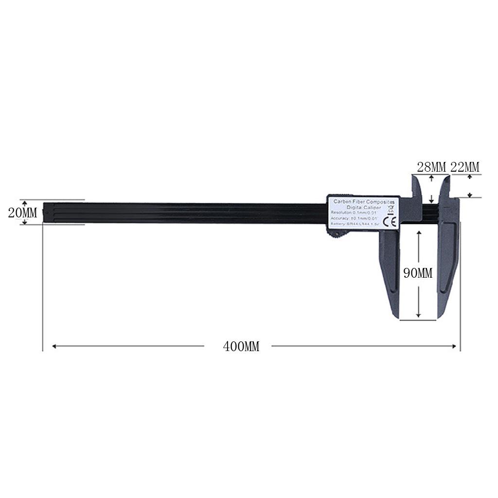 12inch 300mm Electronic Digital Caliper Big LCD Plastic Digital Vernier Caliper Micrometer Gauge Measuring Instrument