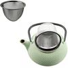 Cast Iron Kettle 0.8 L Infuser Strainer For Brewing Tea And Herbs