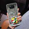 Football Soccer Ball Design Phone Case For Xiaomi Poco X7 X6 X5 Pro F7 Ultra Redmi 15C 15 13C 13 12C 12 10 10A 10C 9 9A 9C 9T Co