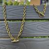 New Style Stainless Steel Toggle Jewelry Sets For Men Women Link Chain Bracelet And Necklaces Set