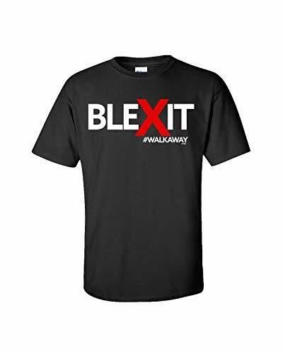 Political Blexit #Walkaway Adult Short Sleeve Tee Shirt Black S