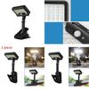 Solar Powered Led Clamp Light For Outdoor Garden Patio Lawn With Motion Sensor