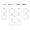 10 PCS Acrylic Transparent Display Stand for Base Pedestal Support