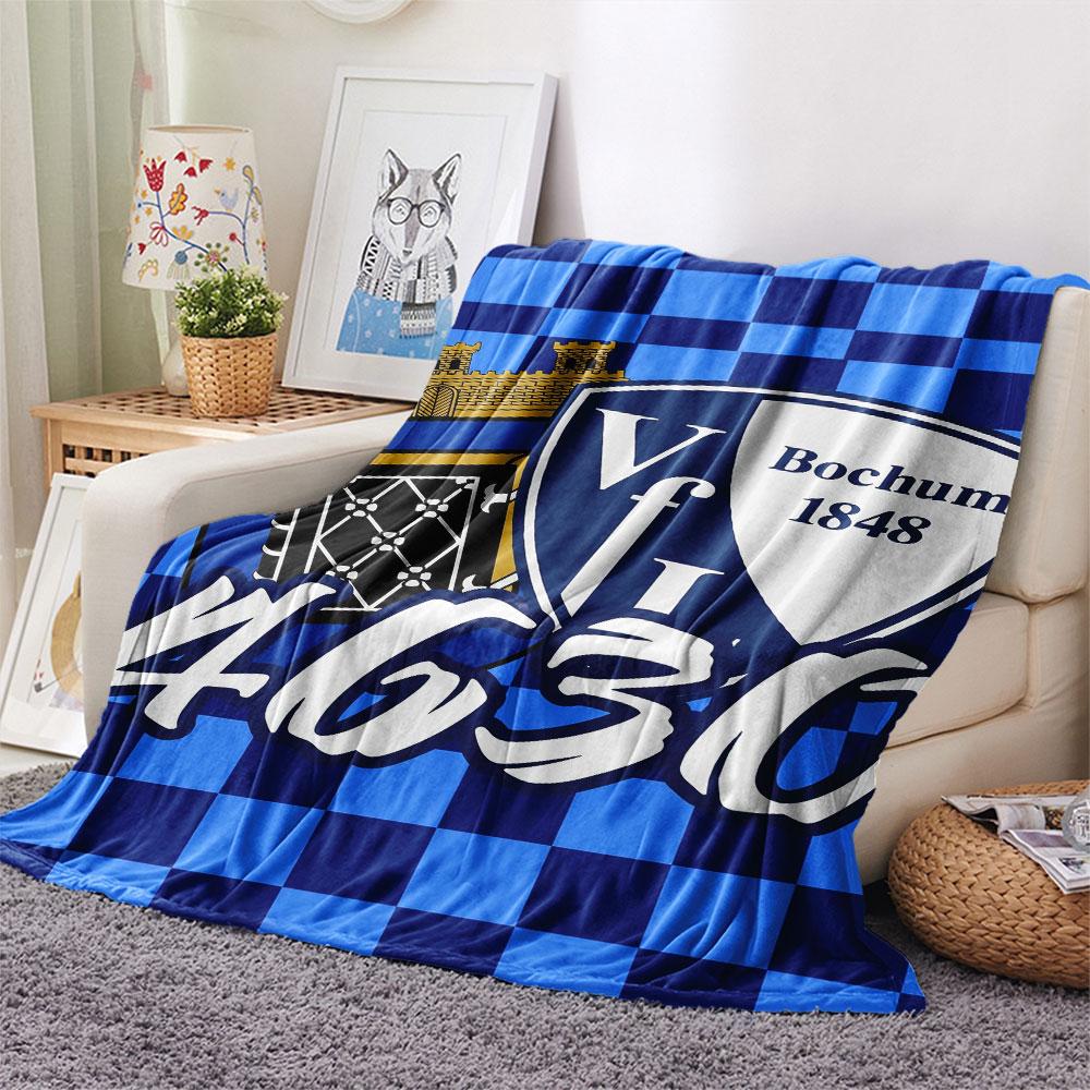 Coperta VfL Bochum, Alta qualità, Confortevole per Tutte le Stagioni, Decorazione per la Casa, Calore e Comfort
