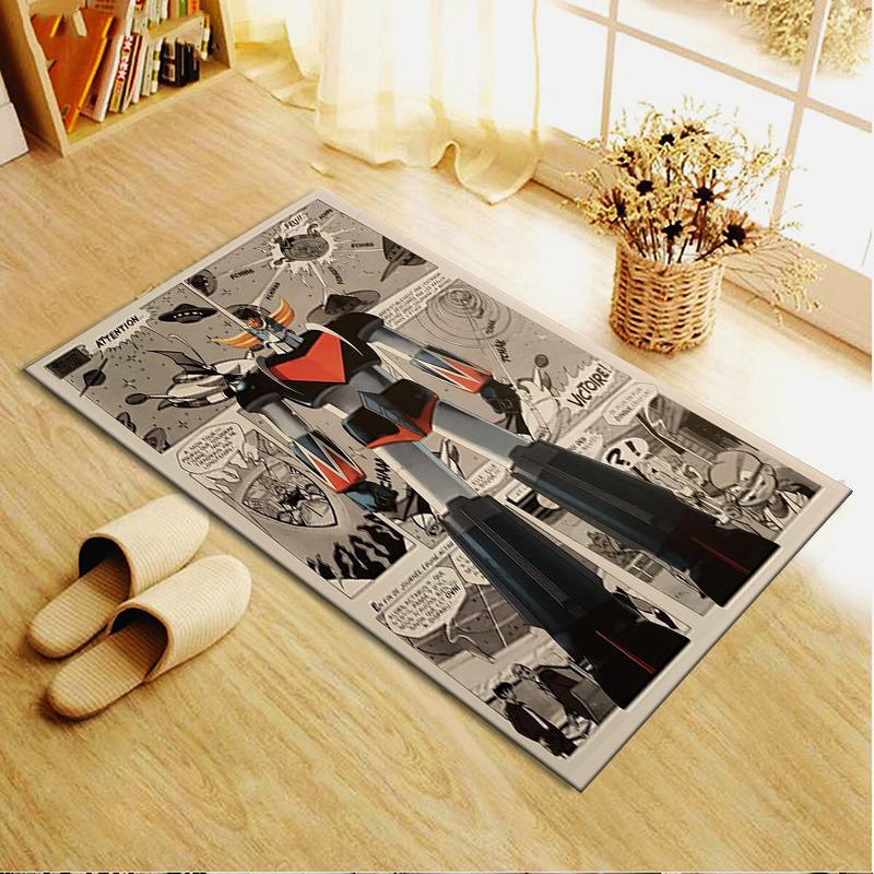 2025 New Grendizer Goldorak Anime Carpet Rug for Living Room Bedroom Home Sofa Decoration,Kids Play Non-slip Floor Mat 30