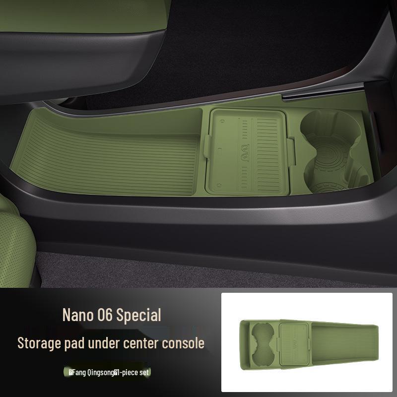 

Fits 25 Nano 06 Models: Center Console Storage Box & Glasses Holder Car Accessories.