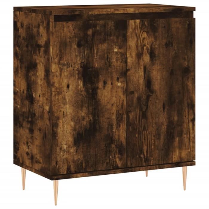 VidaXL Buffet Chêne fumé 60x35x70 cm Bois d'ingénierie 827153