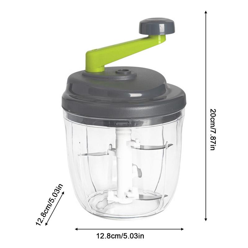 Low Noise Onion Chopper Manual Food Chopper Hand Crank Food Processor Cutter Vegetable Nuts Fruit Salad Garlic Shredders
