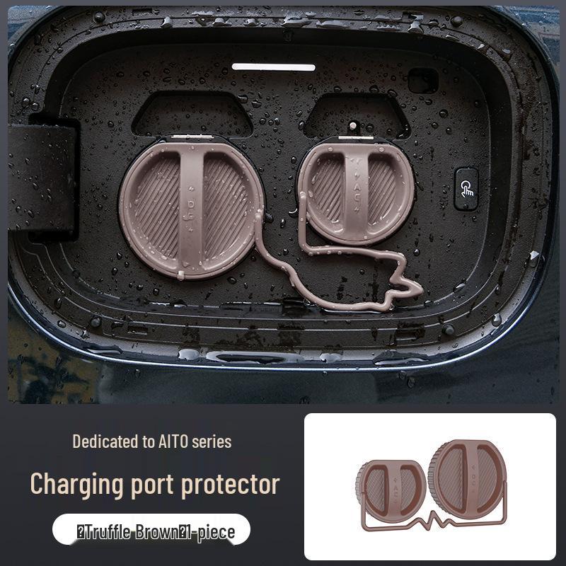 Zhijie R7 Silikon Ladeanschluss Schutzabdeckung - Staubdicht & Wasserdicht Auto Zubehör S7