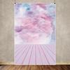 Watercolor Tie Dye Sky Tapestry Soft Pastel Wall Decor for Teens