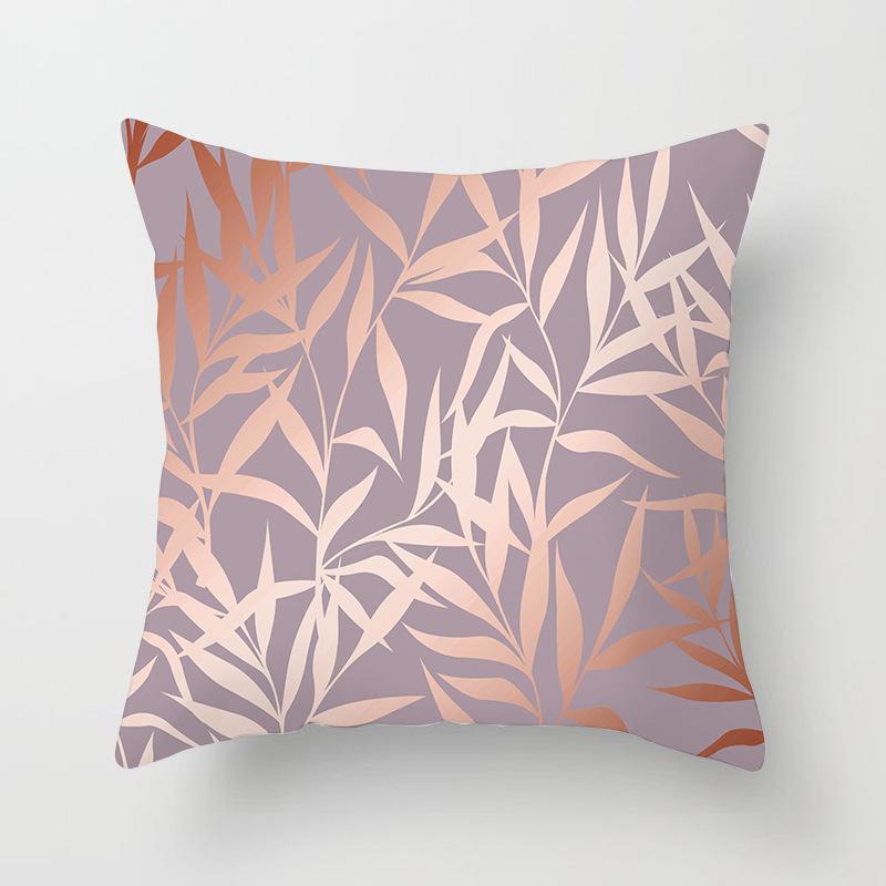 New Rose Gold Pink Peach Skin Pillow Cover Home Sofa Pillow Cushion Cover