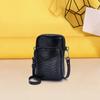 Skórzana Torba na Telefon Komórkowy Crossbody Damska z Pierwszej Warstwy Skóry Bydlęcej Wzór Aligatora Torba Damska na Ramię Torba na Telefon Komórkowy Mini