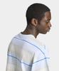 adidas Gestreiftes Rundhals-T-Shirt - Crystal Sky / Kx1268