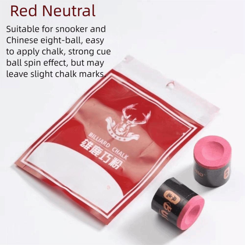 2PCS NoSlip Billiard Cue Tips Non-clumping Professional Billiards Chalk Club Accessories