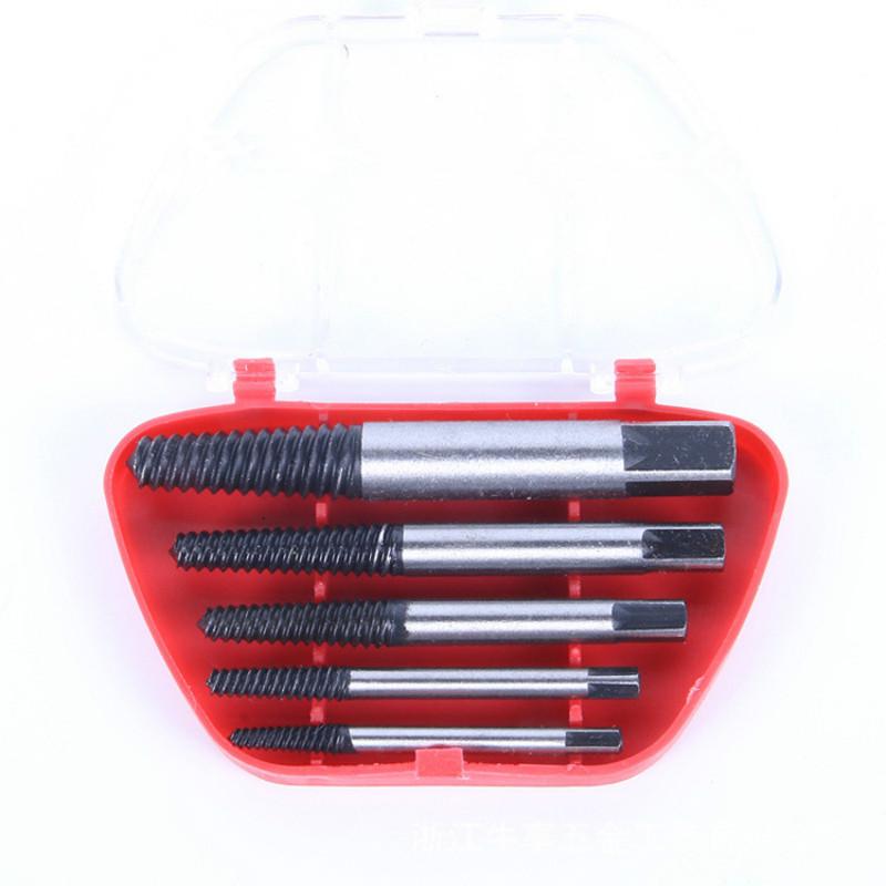 

Набор экстракторов для винтов, 5 шт., легкая направляющая для сверл, съемник сломанных винтов, болтов