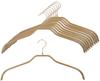 Shimizu Sangyo MAWA Set of 40 X 20 X 1 Cm Women's Hangers, 10, Gold, (per Hanger)