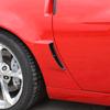 ABS Nero Per Chevrolet Corvette C6 2005-2013 Presa d'Aria Anteriore Cofano Auto Telaio Rivestimento Presa d'Aria Parafango Laterale Accessori di Ricambio per Auto