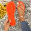 Fashion Women Slippers Fashion Solid Color Casual Slippers Summer Comfortable Women Shoes Beach Home Flat Simple Sandals Slides Women