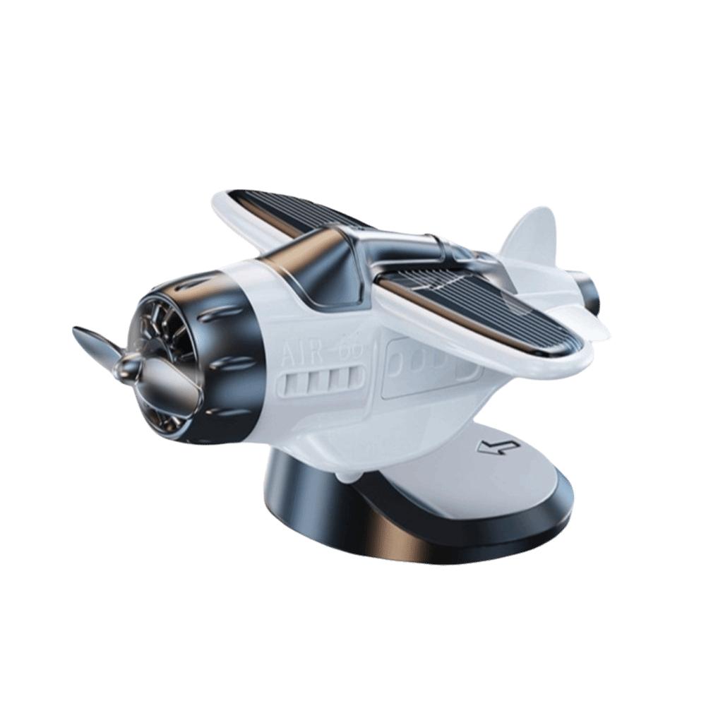 

Вращающиеся на 360° украшения на центральную консоль автомобиля, креативные украшения в виде самолетов на солнечной батарее, женщина, мужчина белый