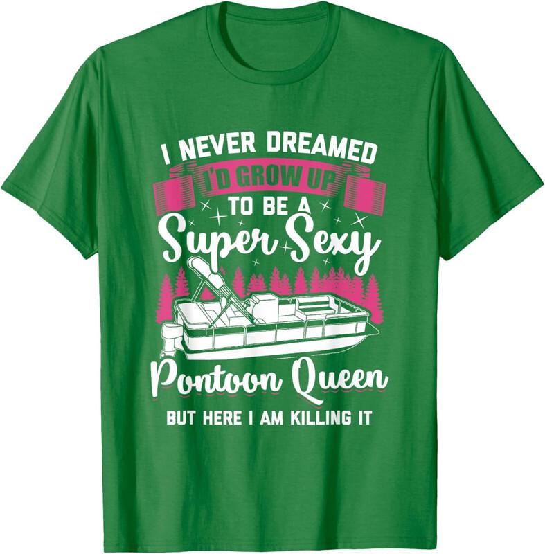 Vintage Pontoon Captain Women Funny Pontoon Unisex T-Shirt Unisex T-Shirt XXXXL 1990₽