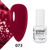 GELPOLISH Nail Art Set: Base, Top Coat, Transparent & White Gel Polishes