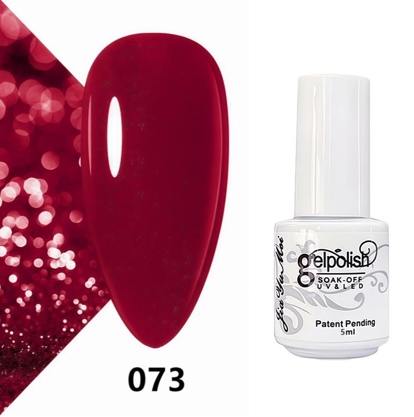 GELPOLISH Nail Art Set: Base, Top Coat, Transparent & White Gel Polishes