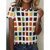 Women's T-shirt with Striped Pattern