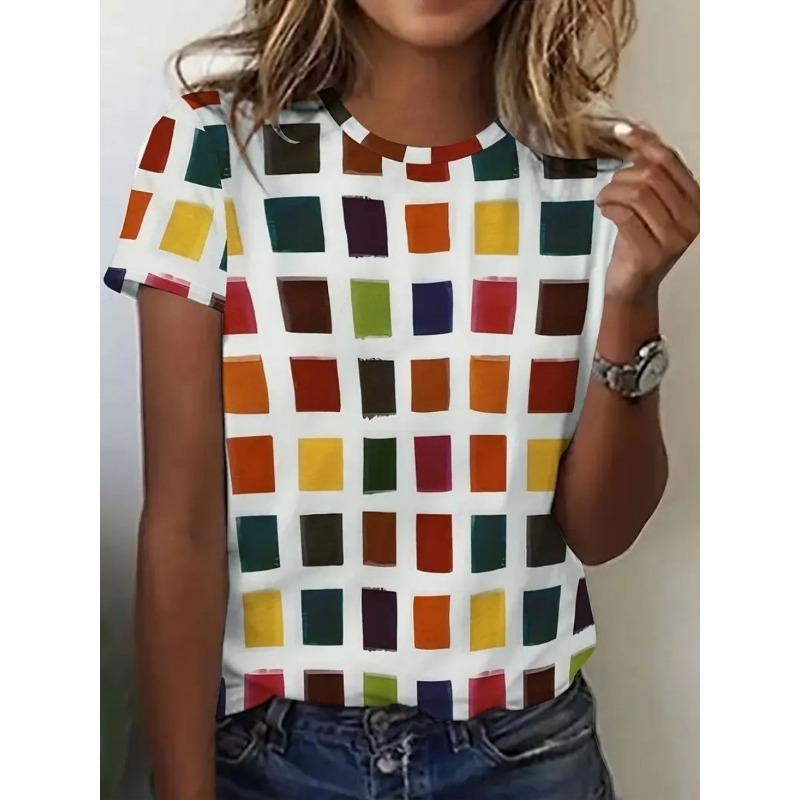 Women's T-shirt with Striped Pattern