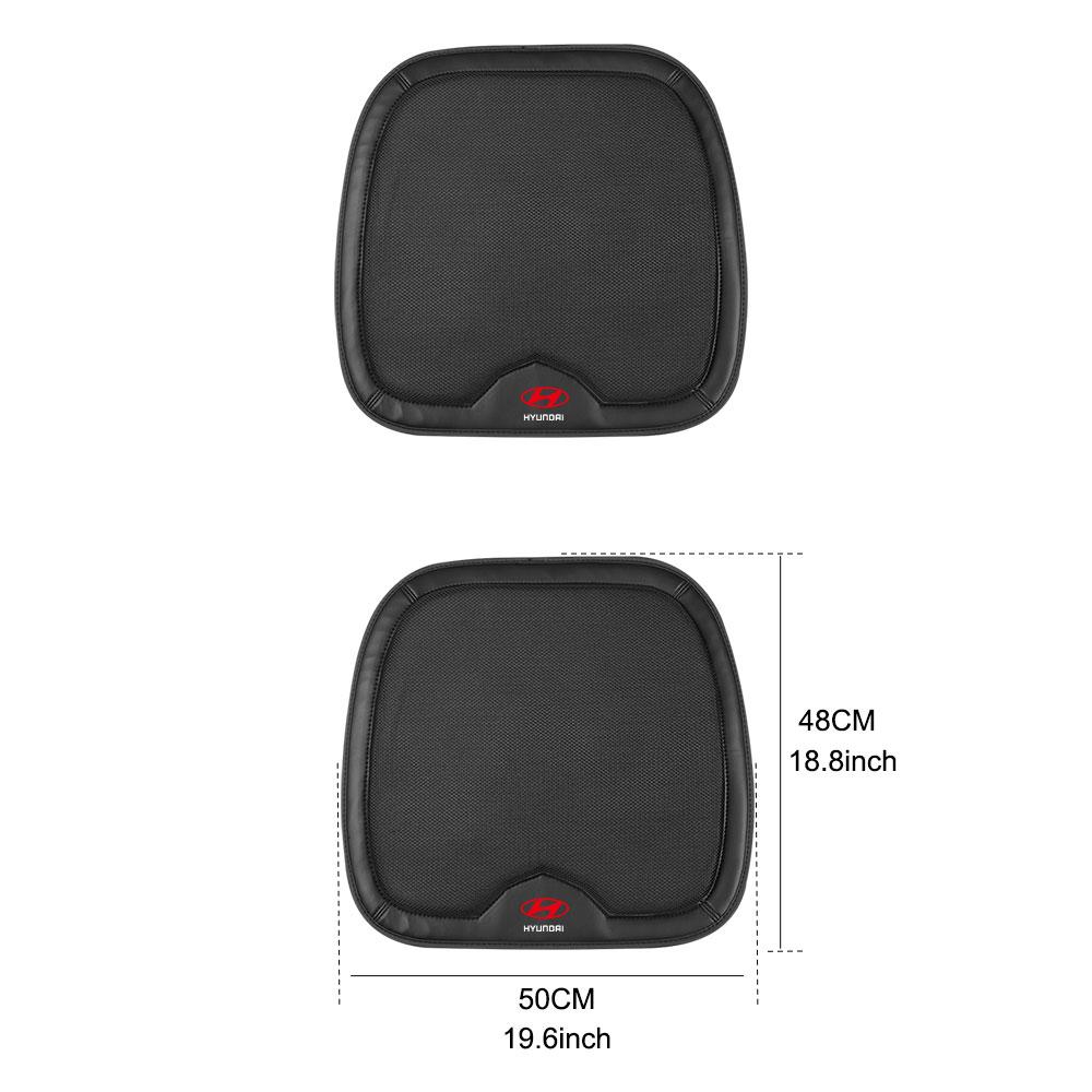 For Hyundai i20 i30 Azera Sonata N Line Santafe Accent Solaris GDI Car Seat Cushion Leather Front Chair Seat Non-Slip Pad Cover KK9
