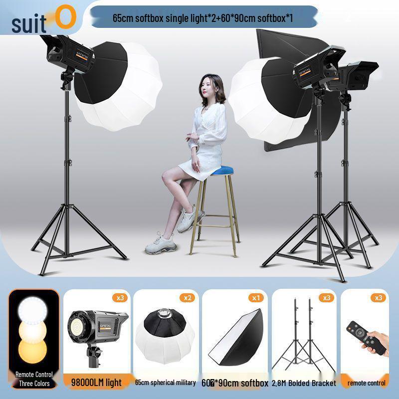 Octagonal Parabolic Softbox Set for Professional Indoor Photography