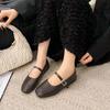 Hot Sale Women's Shoes 2025 Buckle Strap Women Flats Fashion Round Toe Daily Concise Best Seller Shallow Flat Low Heels Zapatos
