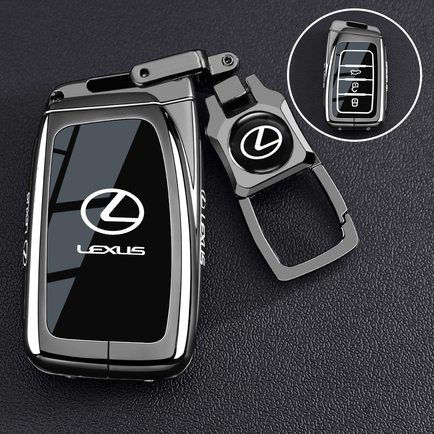 

New Leather Car Remote Key Case Fob Cover for Lexus Es350 Gs Is Ls Gs Rc Nx200 Nx300h Rx 350 450h F 2014 2015 2016 Accessories