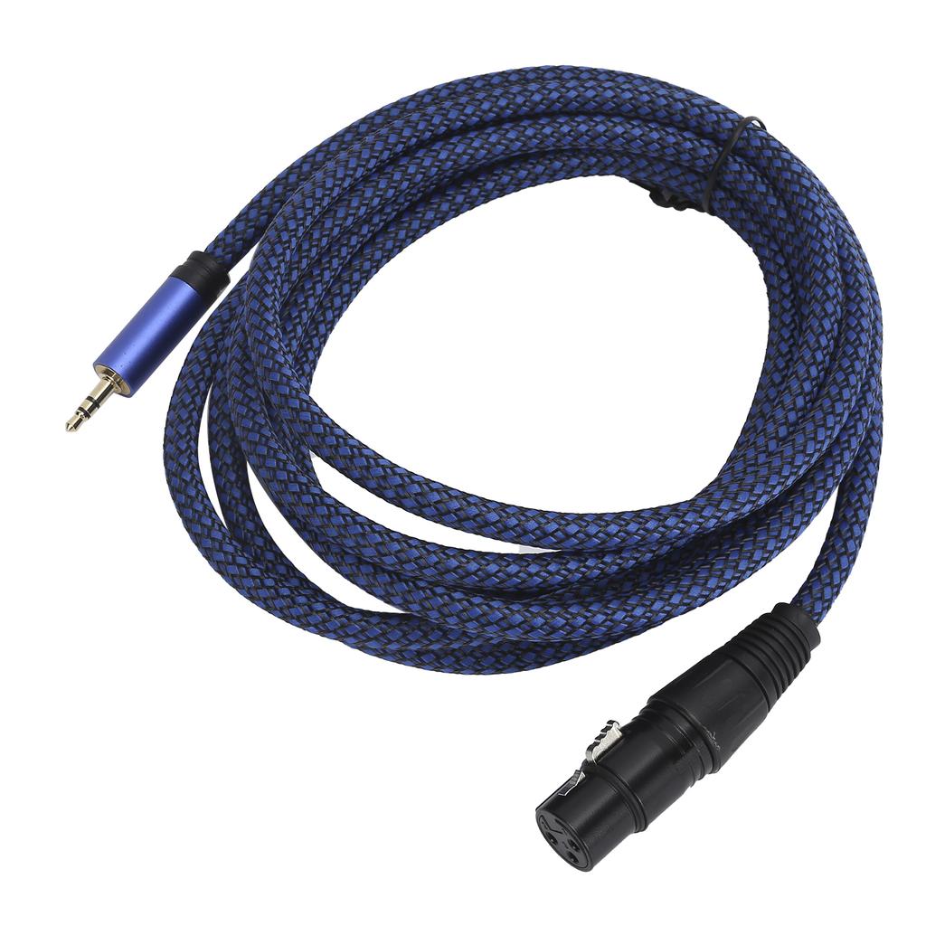 JORINDO XLR Female to 3.5mm Jack Balanced Signal Cable XLR to 1 8inch Microphone Cable Connection CordJD6035‑3m