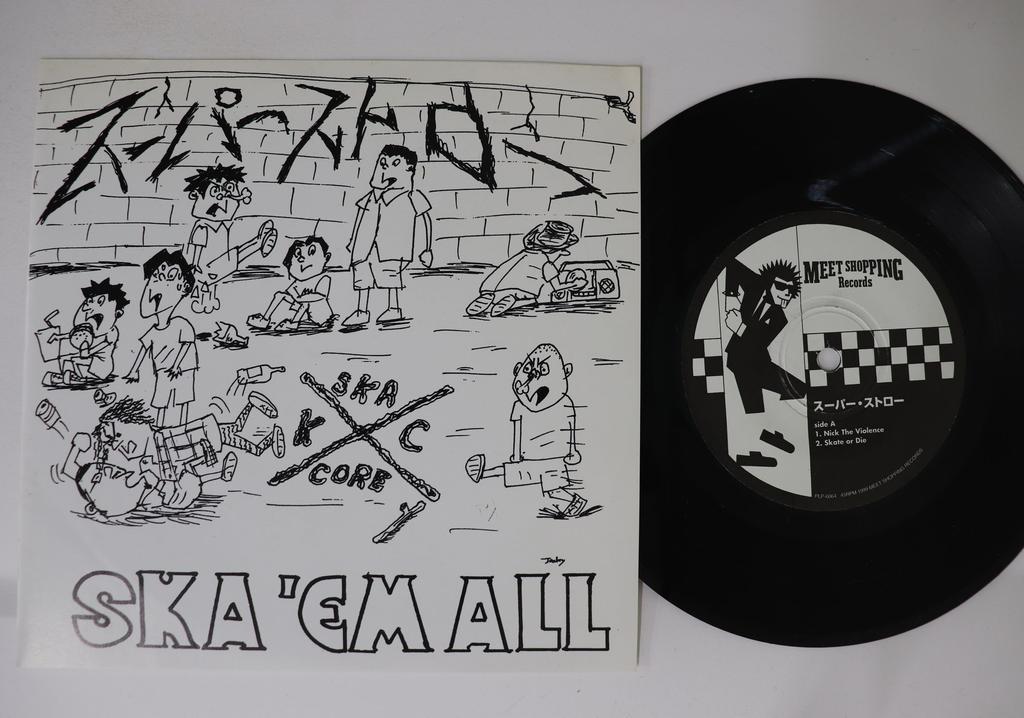 7inch Record SUPER STRAW  Ska Em All PLP6064 MEET SHOPPING 1999 Japan Japanese PopRock Used