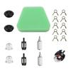 1 Set grundierter Primer mit Kraftstoffleitung Vergaser Ölblase Kraftstoffpumpe Primer für Trimmer Freischneider Kettensäge Vergaser Teile