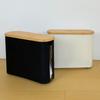 Large Bamboo Toilet Paper Storage Organizer With Bamboo Lid Cabinet Toilet Paper Basket For Bathroom