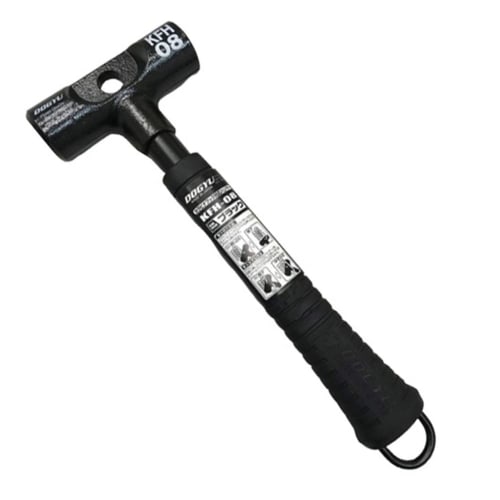 Dogyu Sangyo Carabiner Hook Compatible Hammer, 295mm, Black, KFH-08