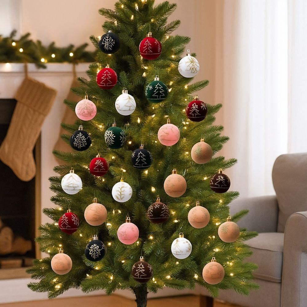 6CM Christmas Ball Ornaments Luxury Christmas Tree Decoration  Party Decoration