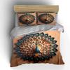 Peacock Decorative Art Set Soft Comfortable Duvet Cover Bedding Set Included 1*Duvet Cover & 2*Pillowcases gift