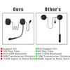Kabelloses Moto-Helm-Headset mit Anti-Interferenz, Bluetooth, wasserdicht, Freisprecheinrichtung, Bluetooth-Intercom für Motorrad, 3,7 V, USB