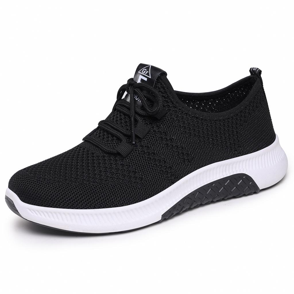 Shoes spring processing soft sole lightweight sports shoes mesh breathable single shoes versatile outdoor running shoes