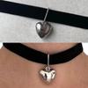 Fashion Small Star Heart Pendant Necklace Simple Layered Choker Necklace Hip Hop Y2k Jewelry Adjustable Clavicle Chain